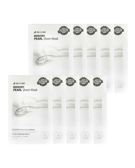 3W Clinic - Pearl Essential Up Sheet Mask - 1pack (10pcs)