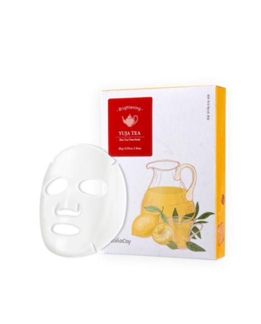Elishacoy - Skin Tea Time Mask – Yuja Tea - 20g*10ea