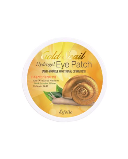 esfolio - Gold Snail Hydrogel Eye Patch - 60pcs