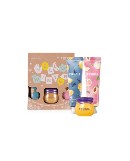 FRUDIA - Honey Lip Balm & Hand Cream Special Gift Set - 1set(3items)