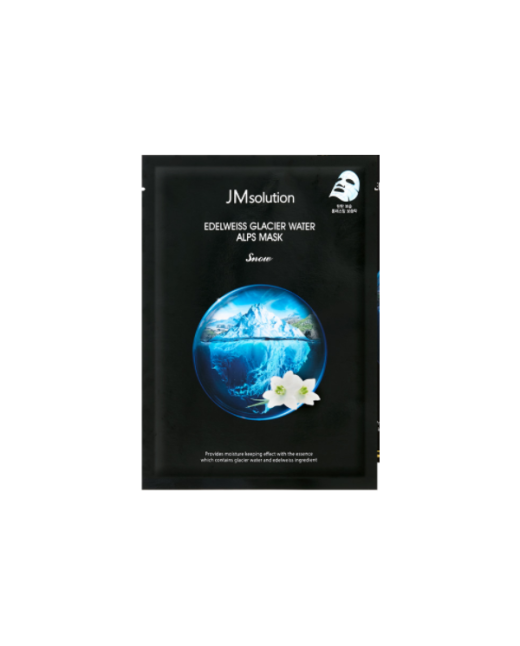 JMsolution - Edelweiss Glacier Water Alps Mask Snow - 1pc