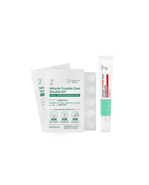 numbuz:n - No.2 Miracle Trouble Care Double Kit - 1set(2items)