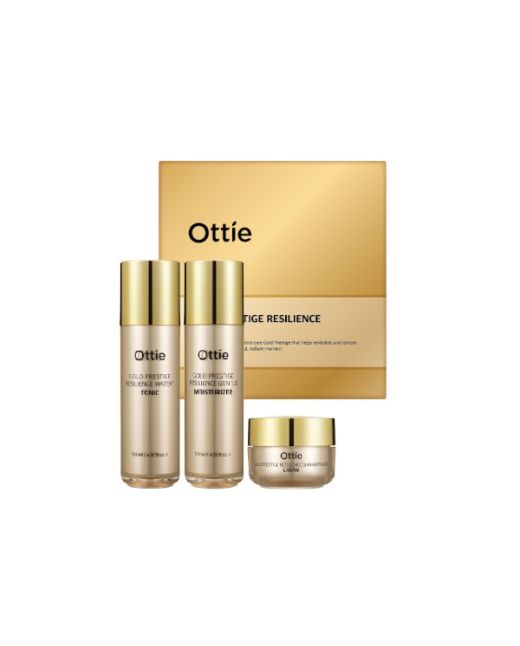 Ottie - Gold Prestige Resilience Skincare Set - 1set(3items)
