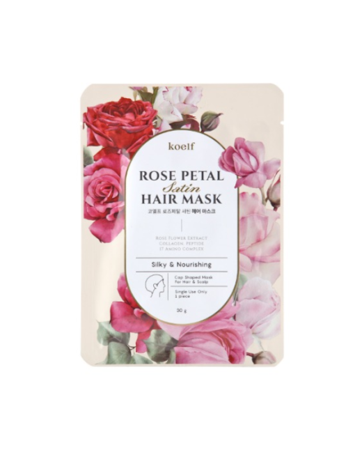 PETITFEE - Koelf Rose Petal Satin Hair Mask - 30g X 1pc