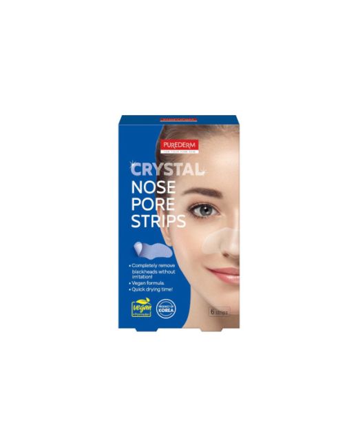 PUREDERM - Crystal Nose Pore Strips - 6 strips/pack