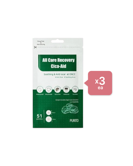 PURITO - All Care Recovery Cica-Aid (3ea) Set
