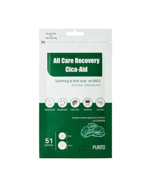 PURITO - All Care Recovery Cica-Aid - 51pcs