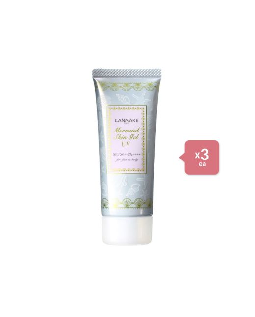 Canmake - Mermaid Skin Gel UV SPF 50+ PA++++ - 40g - 01 Clear (3ea) Set