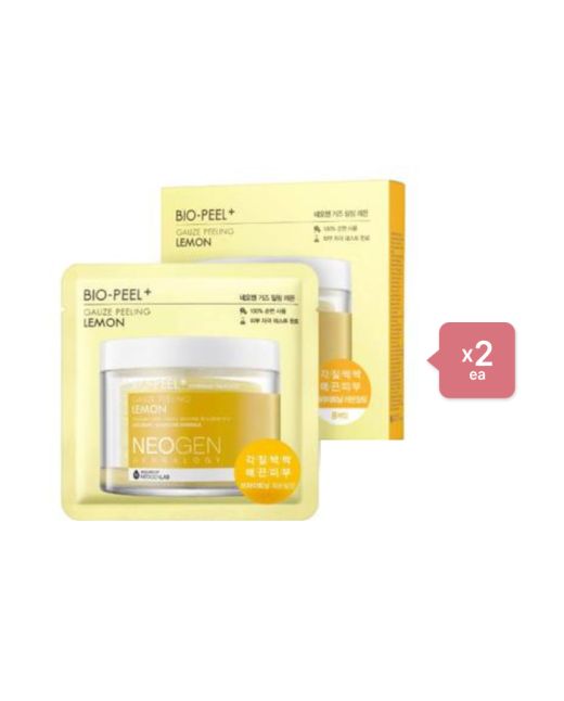 NEOGEN Dermalogy - Bio - Peel Gauze Peeling - Lemon - 8 Pads - 8pcs - Yellow (2ea) Set