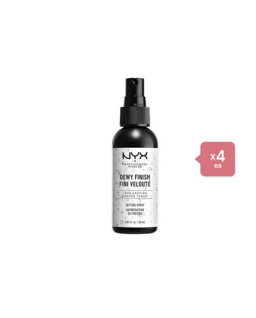 NYX - Makeup Setting Spray - Dewy - 60ml (4ea) Set
