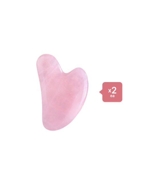 MissLady - Scraping Board Gua Sha Massage Tool (Heart-shaped) (2ea) Set - Pink