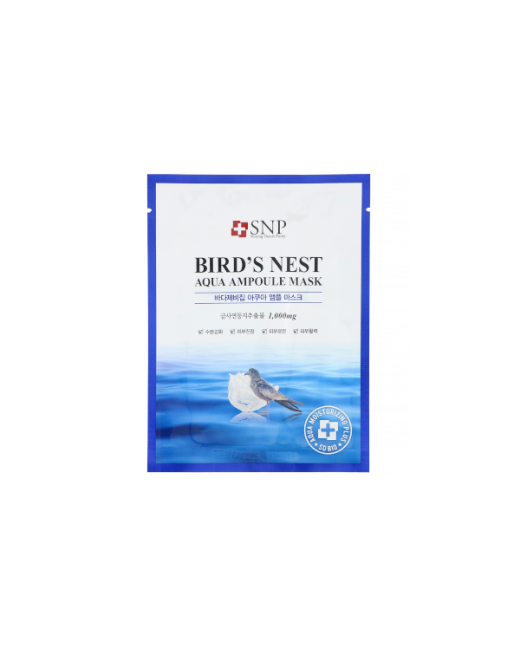 SNP - Bird's Nest Aqua Ampoule Mask - 1pc