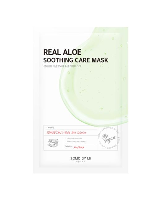 SOME BY MI - Real Aloe Soothing Care Mask - 1pc