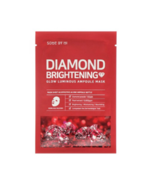 SOME BY MI - Red Diamond Brightening Glow Luminous Ampoule Mask - Micro - white - 10pcs