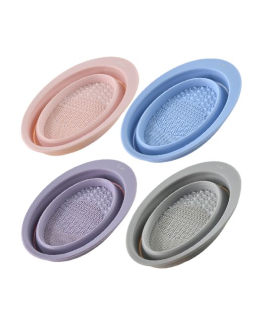 MissLady - Collapsible Make Up Brush Cleansing Pot - 1pc