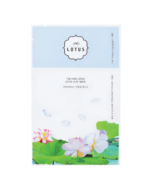 THE PURE LOTUS - Lotus Leaf mask - Soothing & Brightening - 5pcs